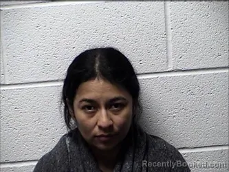 Mugshot of ARLYN VIVIANA COLINDRES OAJACA booked in Chase County, Kansas on June 4, 2026