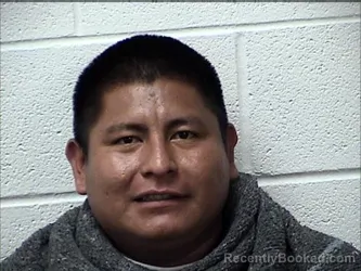 Mugshot of NEFTALY SERGIO CHUBAJA CHUBAJA booked in Chase County, Kansas on June 24, 2026