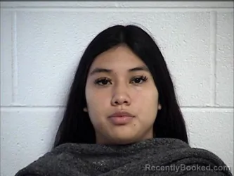 Mugshot of MARIA FERNANDA VAZQUEZ IBARRA booked in Chase County, Kansas on July 2, 2026