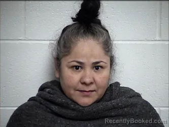 Mugshot of CLAUDIA MARIA CALDERON PORTILLO booked in Chase County, Kansas on July 3, 2026