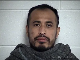 Mugshot of OMAR PASTOR MAYORGA MUNOZ booked in Chase County, Kansas on July 8, 2026