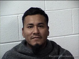 Mugshot of JAVIER ANTONIO SANTIAGO HERNANDEZ booked in Chase County, Kansas on July 10, 2026