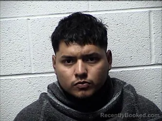 Mugshot of CARLOS RIVAS MARTINEZ booked in Chase County, Kansas on July 14, 2026
