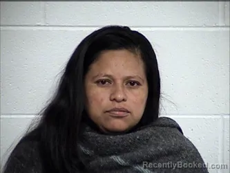 Mugshot of MARTHA LAURA GARCIA-LOPEZ booked in Chase County, Kansas on July 16, 2026