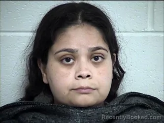 Mugshot of MARIA DEL CONSUELO MARTINEZ MUNOZ booked in Chase County, Kansas on July 22, 2026
