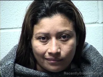 Mugshot of Mayra Bonilla-Gomez booked in Chase County, Kansas on August 17, 2026