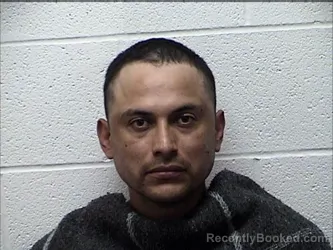 Mugshot of Luis Alan Simental Martinez booked in Chase County, Kansas on August 19, 2026