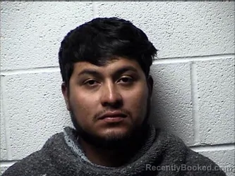 Mugshot of Caleb Ezequiel Sanchez Martinez booked in Chase County, Kansas on August 28, 2026