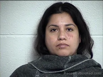 Mugshot of Yesenia Bustos Avila booked in Chase County, Kansas on September 4, 2026