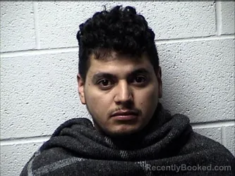 Mugshot of Alex Omar Rosa Fuentes booked in Chase County, Kansas on September 9, 2026