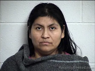Mugshot of Paulina Lux Lopez booked in Chase County, Kansas on September 25, 2026