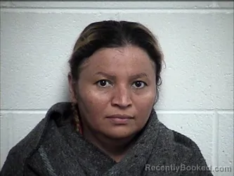 Mugshot of Eleticia Jimeneznajera booked in Chase County, Kansas on October 3, 2026