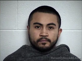 Mugshot of Jesus Lorenzo Naranjo Hernandez booked in Chase County, Kansas on October 9, 2026