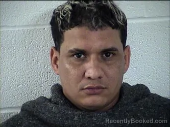 Mugshot of Noelvis Jose Colina Mosquera booked in Chase County, Kansas on October 9, 2026