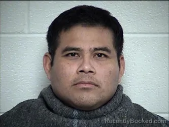 Mugshot of Lazaro Joaquin Ruiz booked in Chase County, Kansas on October 9, 2026