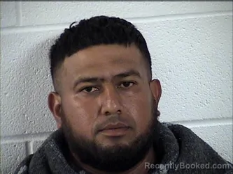 Mugshot of Andres Eduardo Salcedo-Bonilla booked in Chase County, Kansas on October 13, 2026