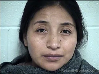 Mugshot of Lucia Juarez-Osorio booked in Chase County, Kansas on October 13, 2026