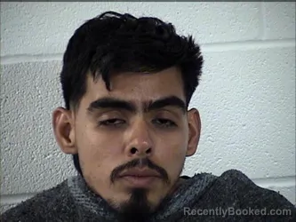Mugshot of Mario Silvestre Pena Olivas booked in Chase County, Kansas on October 14, 2026