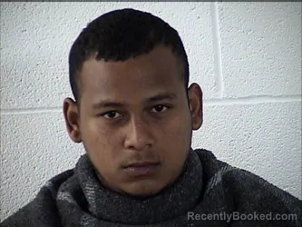 Mugshot of Jostin Jose Alverez Martinez booked in Chase County, Kansas on October 16, 2026