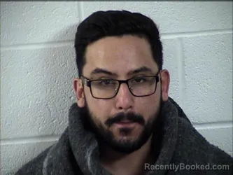 Mugshot of Raul Trujillo Contreras booked in Chase County, Kansas on October 22, 2026