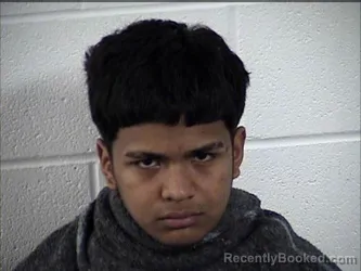 Mugshot of Reizer Contreras Martinez booked in Chase County, Kansas on October 22, 2026