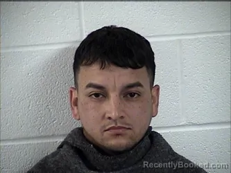 Mugshot of Alirio Marquez Bastidas booked in Chase County, Kansas on October 22, 2026