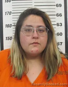 Mugshot of MAKAYLA M CHASE booked in Cherokee County, Kansas on March 17, 2026