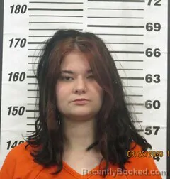 Mugshot of JAZMIN L BAKER booked in Cherokee County, Kansas on March 22, 2026