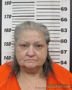 Mugshot of CAROLYN A BLANCHARD booked in Cherokee County, Kansas on April 6, 2026