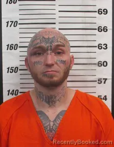 Mugshot of JORDAN K CROSBY booked in Cherokee County, Kansas on April 24, 2026