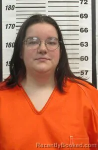 Mugshot of AYLA P FORD booked in Cherokee County, Kansas on May 5, 2026