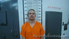Mugshot of Justin B Frazier booked in Cherokee County, Kansas on July 27, 2026