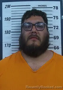 Mugshot of Derrik C Hopper booked in Cherokee County, Kansas on August 24, 2026