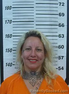 Mugshot of Melanie J Blackburn booked in Cherokee County, Kansas on September 25, 2026