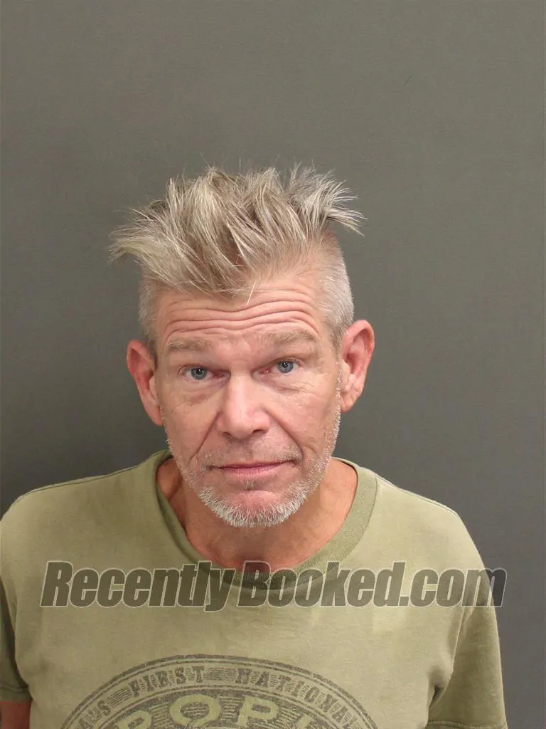Booking photo from Orange County, Florida