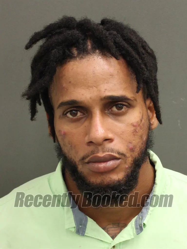 Booking photo from Orange County, Florida