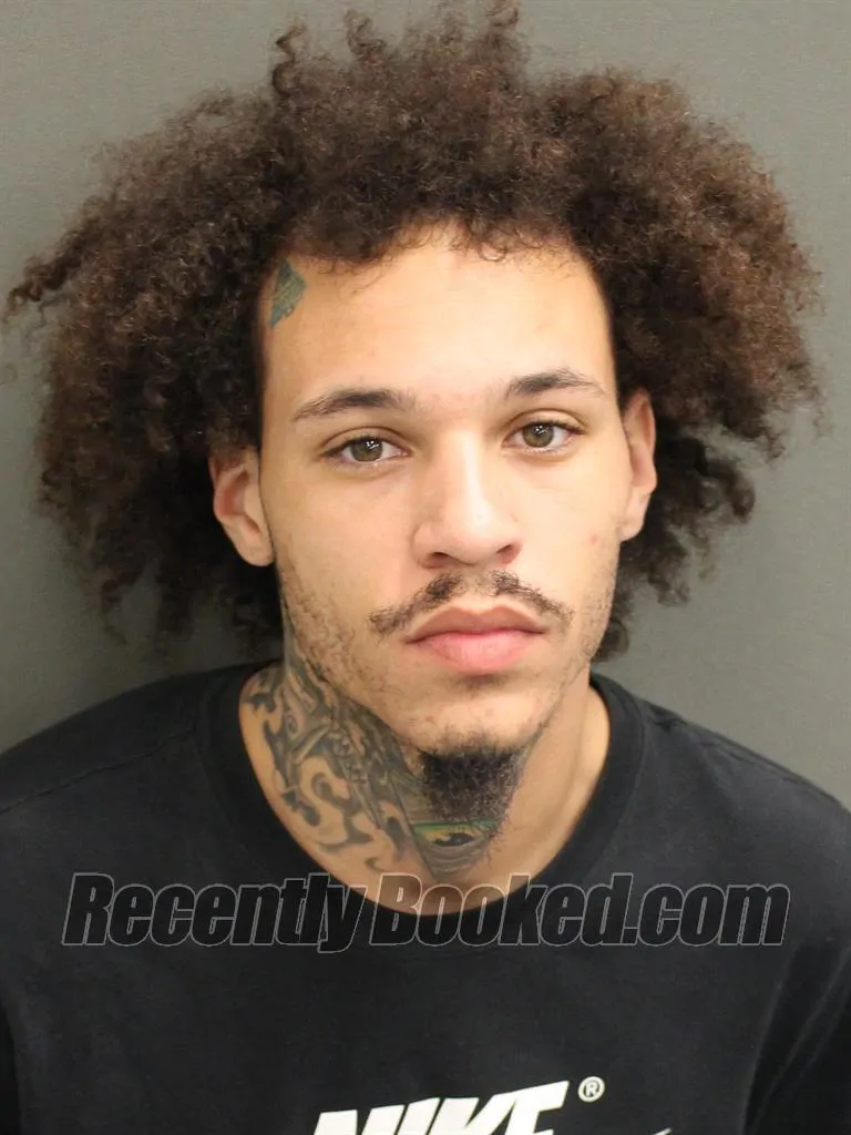 Booking photo from Orange County, Florida