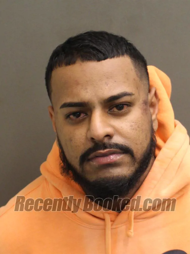 Booking photo from Orange County, Florida