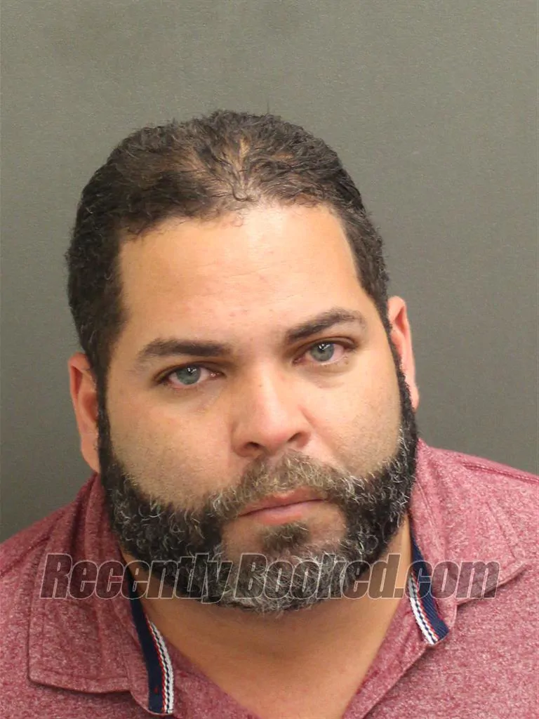 Booking photo from Orange County, Florida