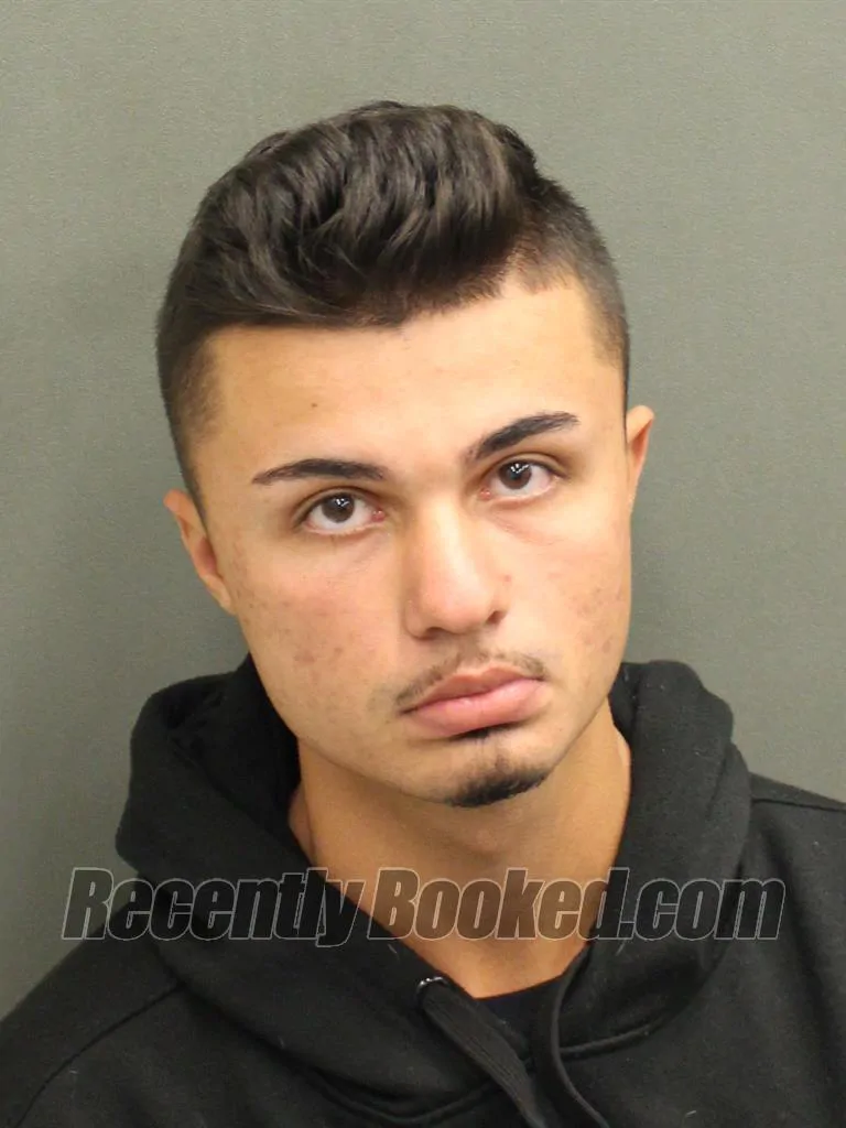 Booking photo from Orange County, Florida