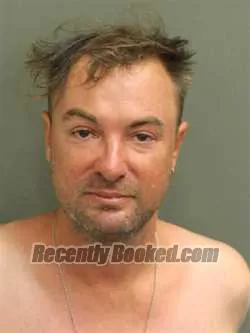 Booking photo from Orange County, Florida