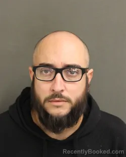 Booking photo from Orange County, Florida