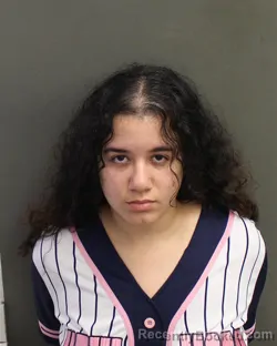 Mugshot of GABRIELLA MARIE ROSADO