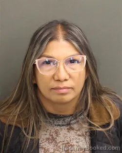 Booking photo from Orange County, Florida