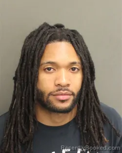 Mugshot of JORDAN DELLVAID ROUCKER booked in Orange County, Florida on April 2, 2026