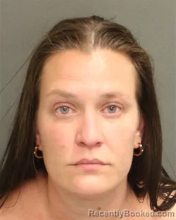 Mugshot of LAUREN ELIZABETH JOHNSON booked in Orange County, Florida on April 15, 2026