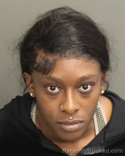 Mugshot of ZARIA ZANIECIA HARDEN booked in Orange County, Florida on April 15, 2026
