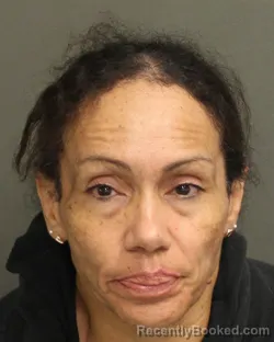 Mugshot of MARIA IVELISSE ARROYOBURGOS booked in Orange County, Florida on April 15, 2026