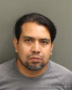 Mugshot of CARLOS ISRAEL FAICANVASQUEZ booked in Orange County, Florida on April 15, 2026