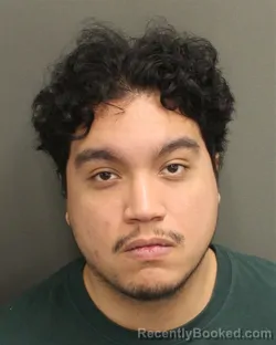 Mugshot of NATHANIEL MICHAEL DIAZ booked in Orange County, Florida on April 15, 2026